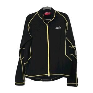 Swix Performance Zip Jacket Mens XL Gorpxore Black Hiking Outdoors Athleisure